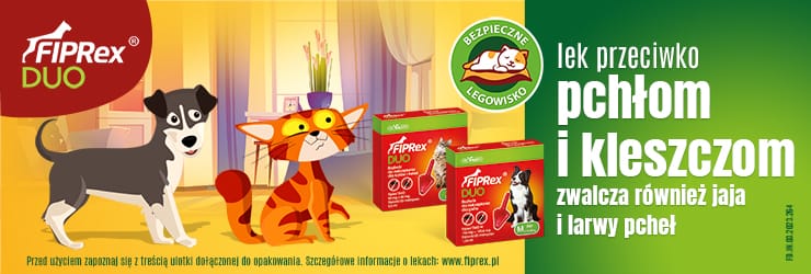 Fiprex na pchły i kleszcze