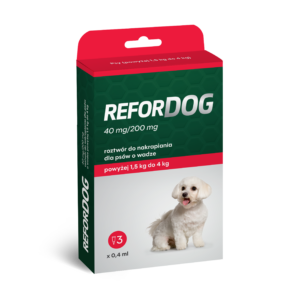 Refordog 40 mg/200 mg <br>dla psów o masie od 1,5 do 4 kg