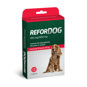 Refordog 250 mg/1250 mg <br>dla psów o masie od 10 do 25 kg