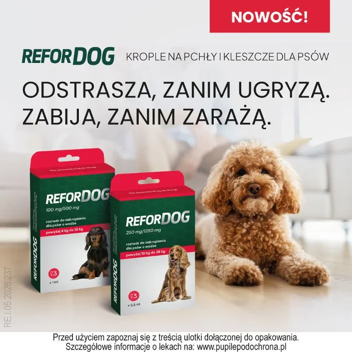 Refordog - odstrasza kleszcze